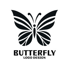 Obraz premium Butterfly Vector Logo Design
