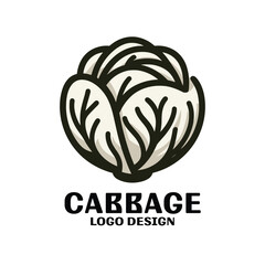 Cabbage Vector Logo Design