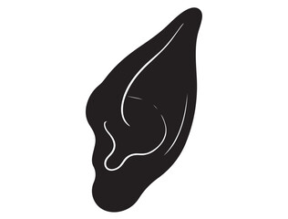 ELF SILHOUETTE WHITE BACKGROUND