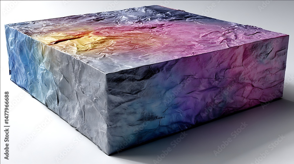 Poster abstract textured cube gradient background with deep shadow for artistic and creative projects,suita