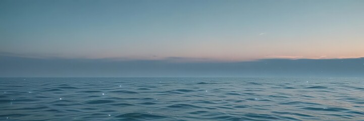 Obraz premium Soft, dreamy light blue gradient fading to turquoise, ethereal ocean feel , water, nature