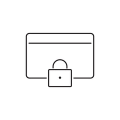 Bank, payment, money and finances line icon