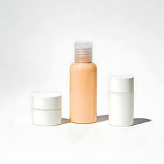 cosmetic bottles and cosmetic cream