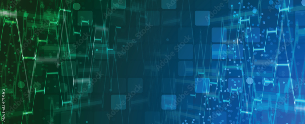 Poster abstract circuit technology concept background