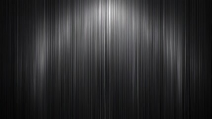 Obraz premium Abstract sleek black titanium brushed metal background with subtle vertical streaks. Abstract black metal wallpaper 