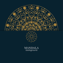 Luxury Mandala Background for Wedding Invitations