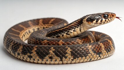 Collett’s Snake on studio background
