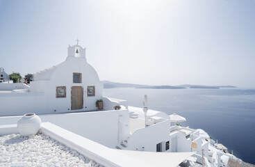 beautiful details of Santorini island, Greece