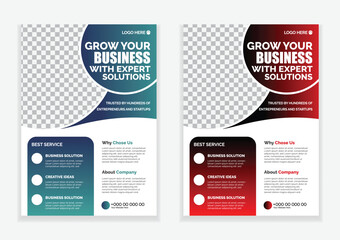 Minimalist Business Flyer for Marketing & Branding.