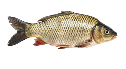 Golden Fish isolated, Cutout 