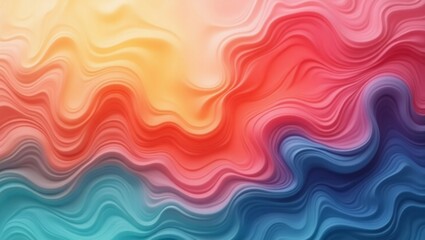 Fototapeta premium Abstract colorful, multicolored smoke spreading, bright background for advertising or design, wallpaper for gadget. Neon lighted smoke texture, blowing clouds. Modern designed