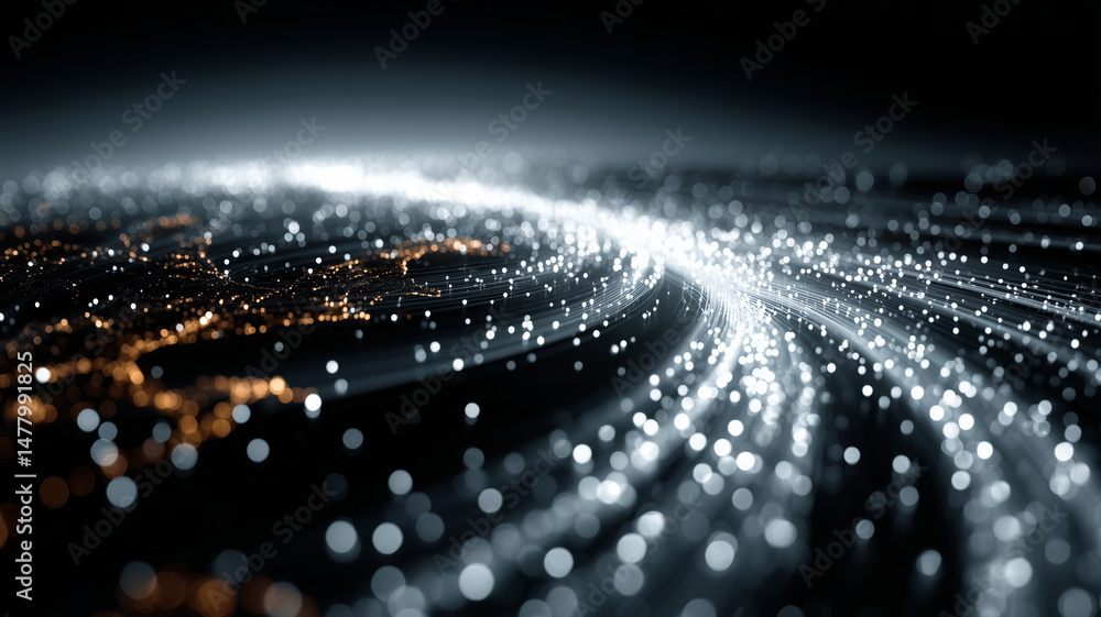Poster dynamic abstract technology background reflecting global business innovation