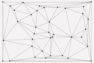 Global network connection background for banner design. Abstract line background with connecting dots and lines. Network Connecting dot polygon social network communication. Internet technology.