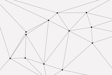 Obraz premium Global network connection background for banner design. Abstract line background with connecting dots and lines. Network Connecting dot polygon social network communication. Internet technology.