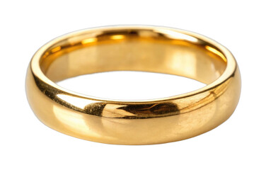 PNG Elegant gold wedding band jewelry close-up