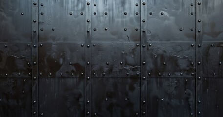 black powdercoated steel, background wallpaper, flawless flat finish, no lighting or shadows 