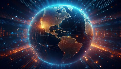 Obraz premium earth in the space