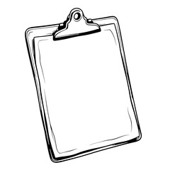 Clipboard demonstrating warm-up exercise illustrations, clarity concept