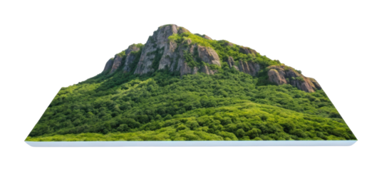 PNG Majestic mountain and lush greenery
