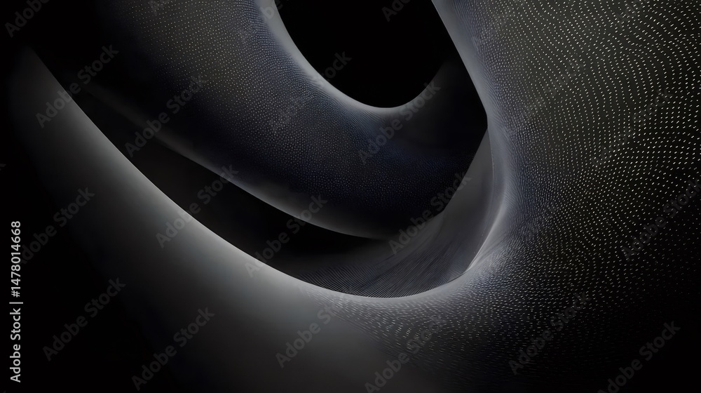 Poster abstract dark ring with soft light gradient modern design background with geometric texture and futu