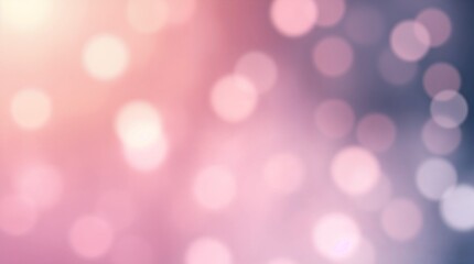 Fototapeta premium Abstract bokeh background with soft pink and blue hues 