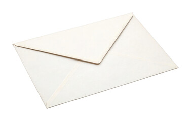 PNG Closed white envelope with triangular flap