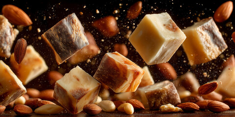 Artisanal French cheese selection with delightful fig slices and nuts