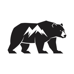 vector illustration of a bear