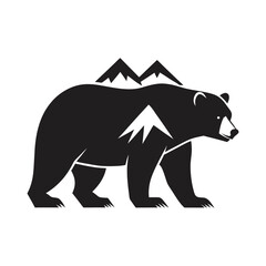 vector illustration of a bear