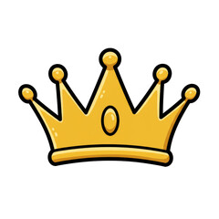 Royal Crown File, King Crown, Queen Crown isolated on transparent background, Crown PNG 