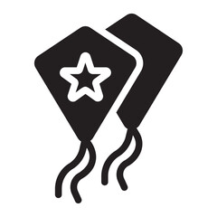 kite glyph icon