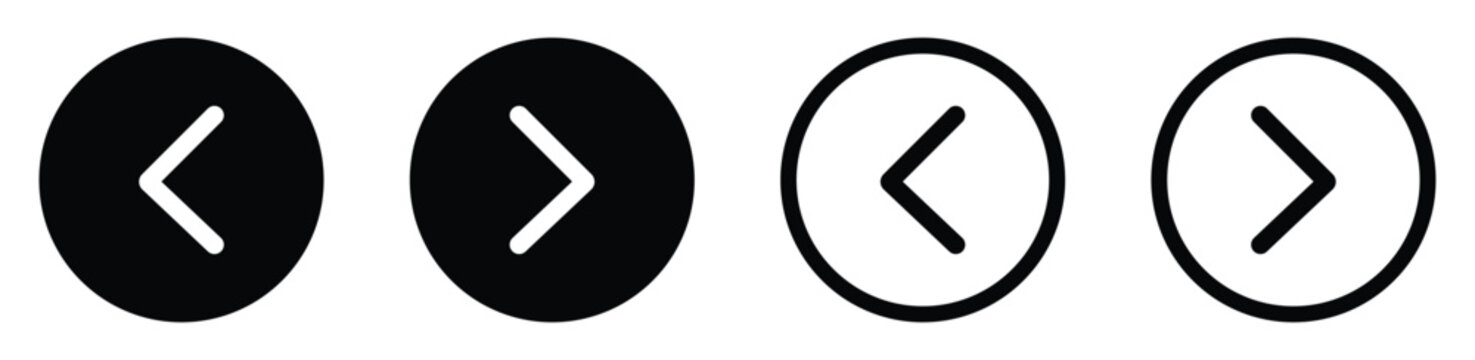 left and right icon. swipe left and right icon. swipe arrow icon. left and right arrows icon. backward and forward arrow icon. directional arrow symbol. back next icon button for app, ui and website. 