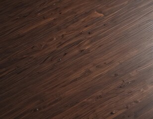 Obraz premium Dark, polished wood surface with visible grain, natural sheen , wood surface texture, smooth wood