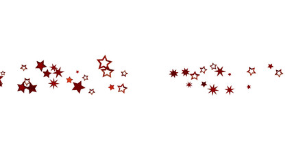 Red Star Scatter Background