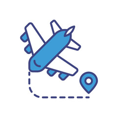 Arrival Icon Vector Stock Illustration