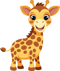 funny giraffe cartoon