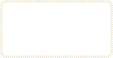 Curly Line Border