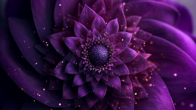 seventh chakra crown chakra purple lotus emitting red-purple light energy. sahasrara enlightenment transcendence divine connection