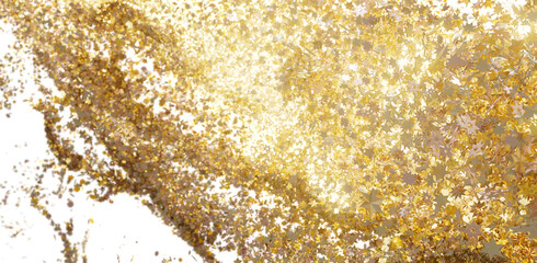 Abstract gold leaf background texture. Perfect for fall, autumn, or luxury designs.