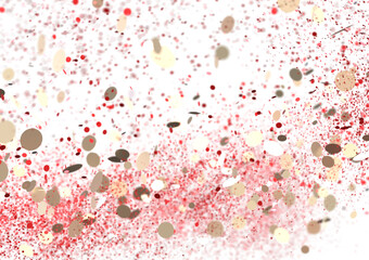 Celebration, party, festive, shiny, glitter, bokeh, texture, background, red, gold