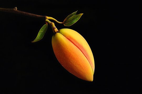 background mango variety on black Zill