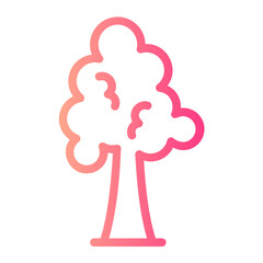 tree gradient icon