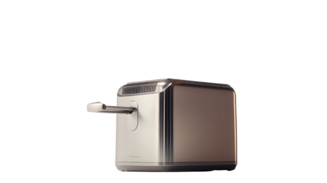 Miniature Synchronous Motor: High-Torque, Low-RPM Gearbox on transparent background