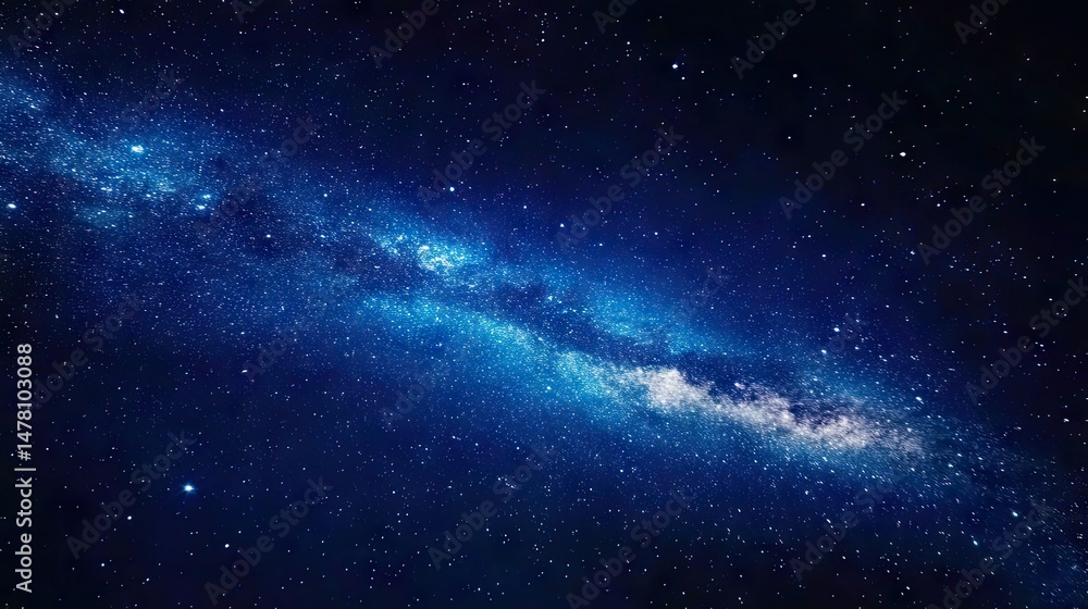 Poster deep space celestial structures across the cosmos.