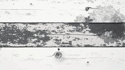 Aged wood with white tone color for background. Weathered white wooden background with rustic texture. 