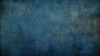 Fototapeta premium Blue background, dark blue, rough texture, vintage, old paper style, simple design, high resolution, no text or letters, high detail, no shadows, no borders