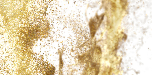 Gold Glitter Explosion - Festive Background
