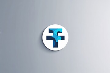 Fototapeta premium Isolated Tether Vector Logo for Digital Currency Symbol
