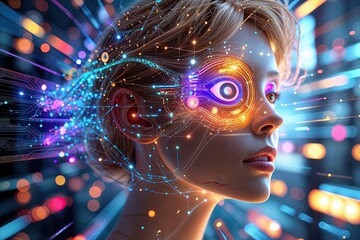 Naklejka premium Brilliant Crypto: An Artistic Vision for Future Currencies and Finance