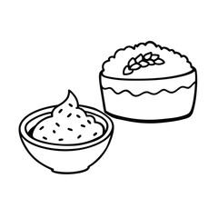 risotto tiramisu outline